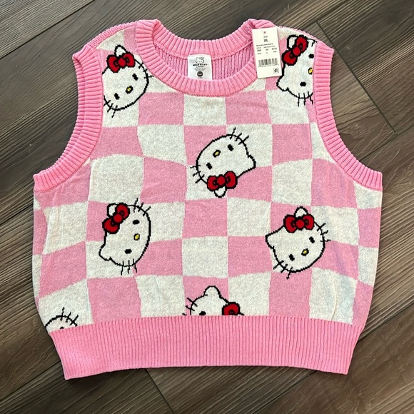 Sanrio Shirts & Tops Nwt Big Girls Hello Kitty Sweater Vest Poshmark